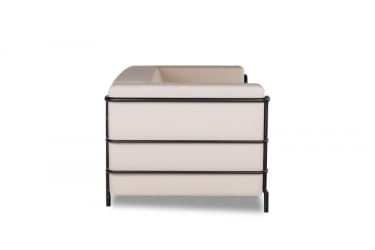 Диван трехместный Аполло 2.0 (3Д) Кремово-белый Euroline 907