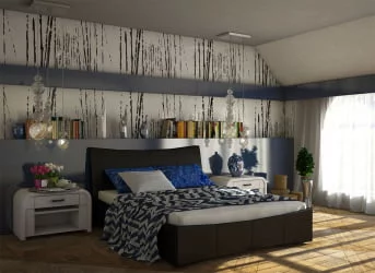 Кровать Stella Черный_68185