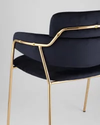 Стул Полин Темно-синий