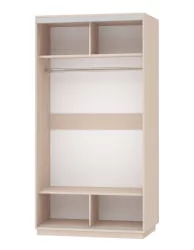 Шкаф-купе двухдверный Экспресс Хит Улица/Дуб молочный