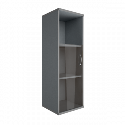 Шкаф средний узкий левый Riva А.СУ-2.2 Л Серый