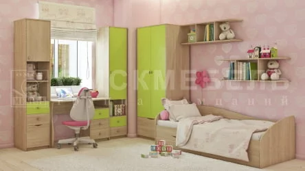 Детская Пионер №2 Дуб сонома-лайм