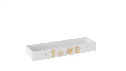 Ящик для кровати Тедди ТД-294.12.13 Белый с рисунком