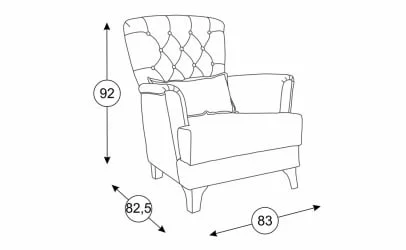Кресло Ирис ТК 962 Зеленый Фибра Геометрия 18 бежевый