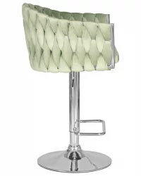 Стул барный DOBRIN MARCEL Пудрово-мятный велюр MJ9-87