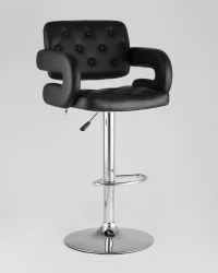 Барный стул Бентли PU-кожа Черный