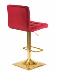 Стул барный ДОБРИН ГОЛДИЕ Бордовый велюр МДЖ9-43 / DOBRIN GOLDIE MJ9-43