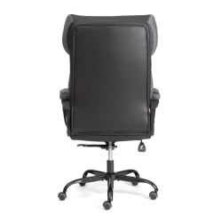 Кресло руководителя Duke metal BL кож/зам/ткань, черный/серый, 36-6/12