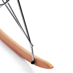 Кресло-качалка CINDY (mod. C1025A) пластик/металл/дерево, 65 х 61 х 74 см, серый 024 /натуральный