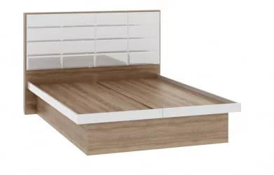 Кровать Импульс SN16.13 Дуб сонома/белый глянец