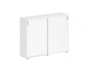 Шкаф-купе средний с замком Сигма СГ.711.ВХ.ВХ Белый / Sigma SG.711.WH.WH