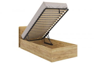 Кровать с подъёмным механизмом Юниор ZP.SMU-02 дуб крафт золотой