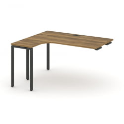 Стол-приставка к опорной тумбе/шкафу (левый) CONCEPT CN.OSAPR-005(L) Сандал Янтарный Антрацит