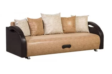 Диван прямой Юпитер БД Крокодил Бежевый