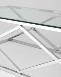 Стол журнальный ИНСИГНИЯ 120x60 Серебро