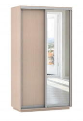 Шкаф-купе двухдверный Экспресс Хит Медиум Дуб молочный