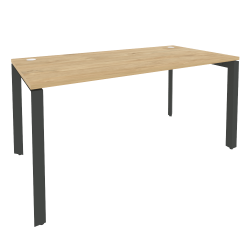 Стол рабочий на П-образном м/к ОНИКС О.МП-СП-4.8 Тиквуд Светлый/Антрацит / ONIX O.MP-SP-4.8