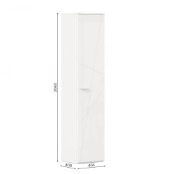 Шкаф одностворчатый Милтон ЛД 537.030.000 Белый