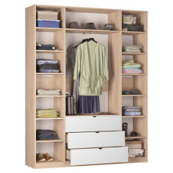 Шкаф распашный Р-230х180х45-3-ТР-М(Венге-ДМ) / R-230х180х45-3-TR-M(Венге-ДМ)