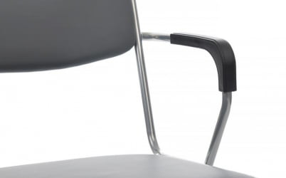 Кресло Nix Plus RCH OMKL-03 Серый/Металл окрашенный Хром