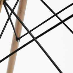 Дизайнерский стол CINDY GLASS (mod.80GLASS) металл/стекло, D80х75см, прозрачный