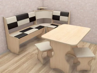 Кухонный уголок Домино 1500х1000 Дуб млечный