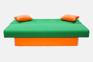 Диван тканевый MANGO 4 (2 категория) Зеленый Оранжевый