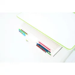 Парта растущая RIFFORMA Comfort-80 Белый Зеленый