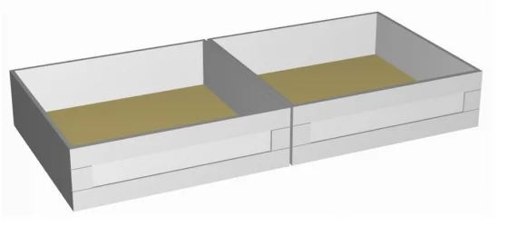 Ящики выкатные RooRoom VK-88 Белые