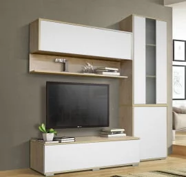 Шкаф навесной Куб К05 Белый софт Дуб ирландский