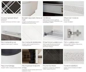 Кухонный гарнитур (ширина 317 см) Бьянка 2