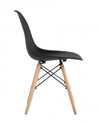 Стул Еамес Стйле ДСВ черный (разборный каркас) / Eames Style DSW
