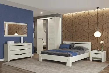 Письменный стол с ящиками Лючия 33.23 Бетон пайн белый Венге