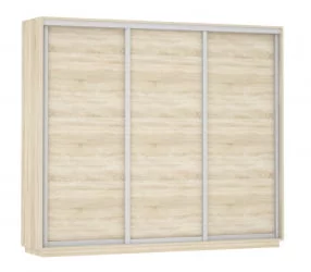 Шкаф-купе трехдверный Экспресс Трио Элемент 2400х2400х Дуб сонома / 2400х2400h