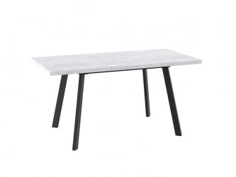 Стол раздвижной BORG-120 ЛДСП Серый Сланец, металл Черный