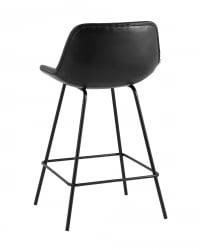 Стул полубарный Деймон (ПБ) экокожа Черный