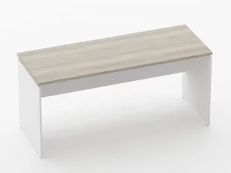 Стол прямой Deka ЛДСП каркас 75.06.16 Дуб Сантана светлый/Белый