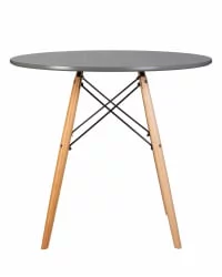 Маленький обеденный стол DOBRIN CHELSEA 80 Темно-серый GR-04