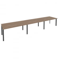 Стол переговорный (3 столешницы) ОНИКС О.МП-ПРГ-3.4 Дуб Аризона/Антрацит / ONIX O.MP-PRG-3.4