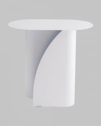 Журнальный столик Yvaine металл белый