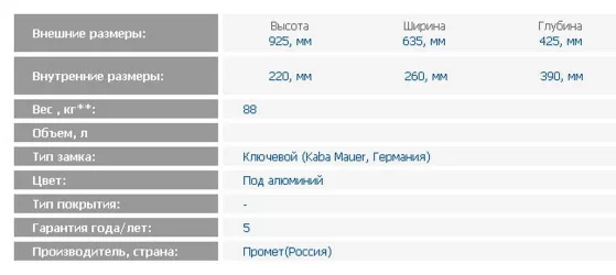 Депозитная ячейка DB-8 DGL