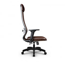 Кресло руководителя Metta L 1m 40M/2D Комплект 6 Темно-коричневое