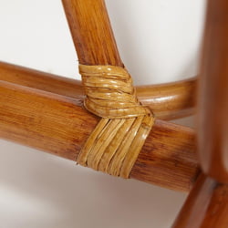 Кресло-качалка МИЛАНО (разборная) / без подушки / ротанг топ куалитй, 58кс136кс103 см, Когнаc (коньяк) / MILANO top quality, 58x136x103 Cognac