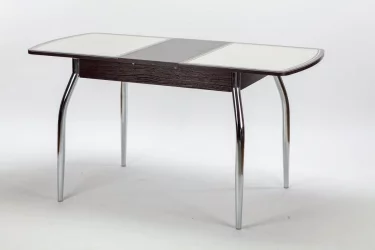 Стол обеденный Чикаго КЗ(6191) венге,крокодил жемчужный