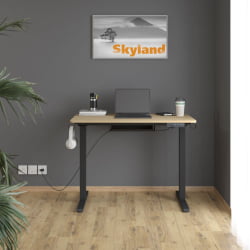 Стол подъемный электрический XTEN-UP AT-001 Дуб светлый/черный