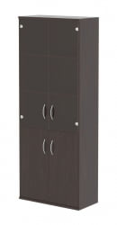 Шкаф со стеклянными дверьми СТ-1.2 Венге магия