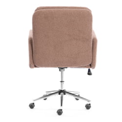 Кресло Dover хром букле, коричневый, barni cocoa