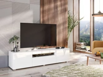 ТВ тумба Бруклин ЛД 685.050.000 Белый глянец