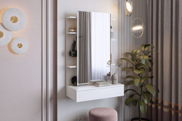 Туалетный стол Арина STA-01 Белый рамух