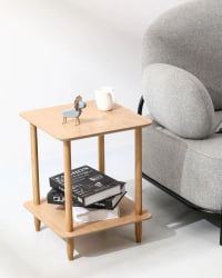 Стол квадратный Stiff 40x40 Светлое дерево